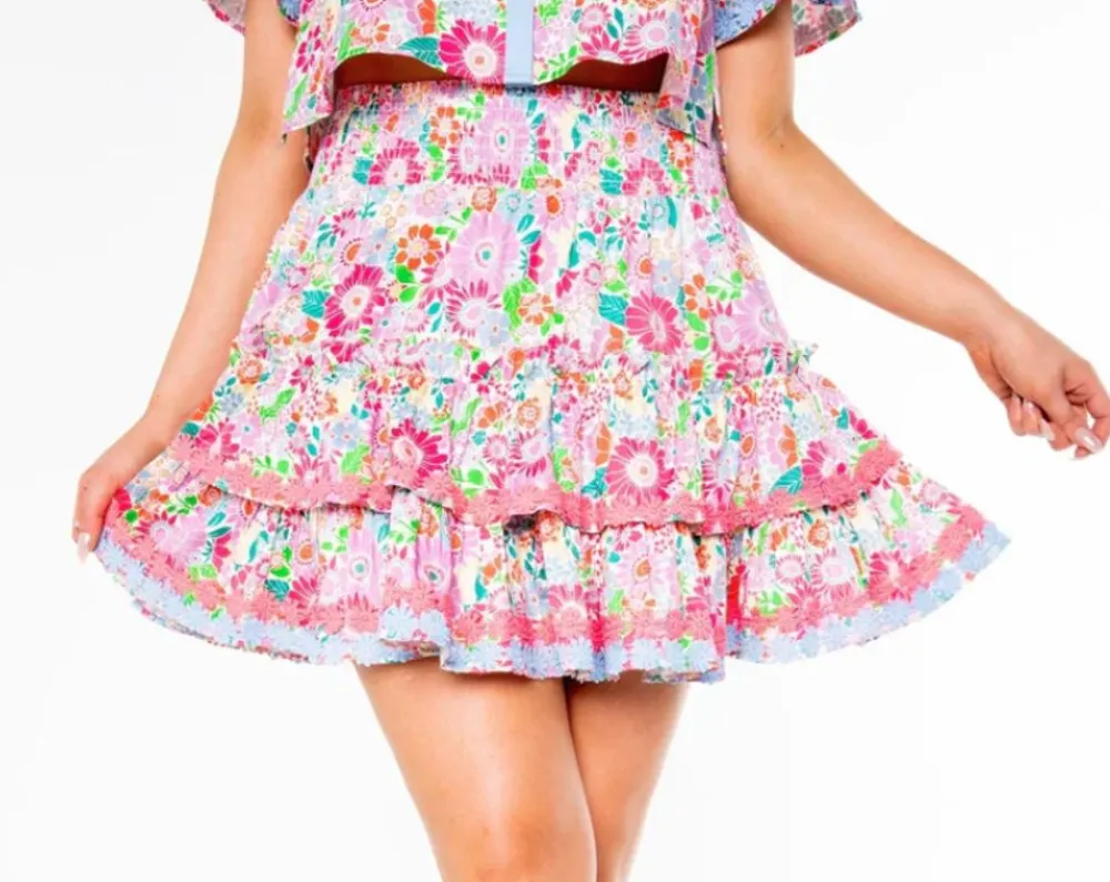 Alden Adair Angela Skirt In Happy Daze