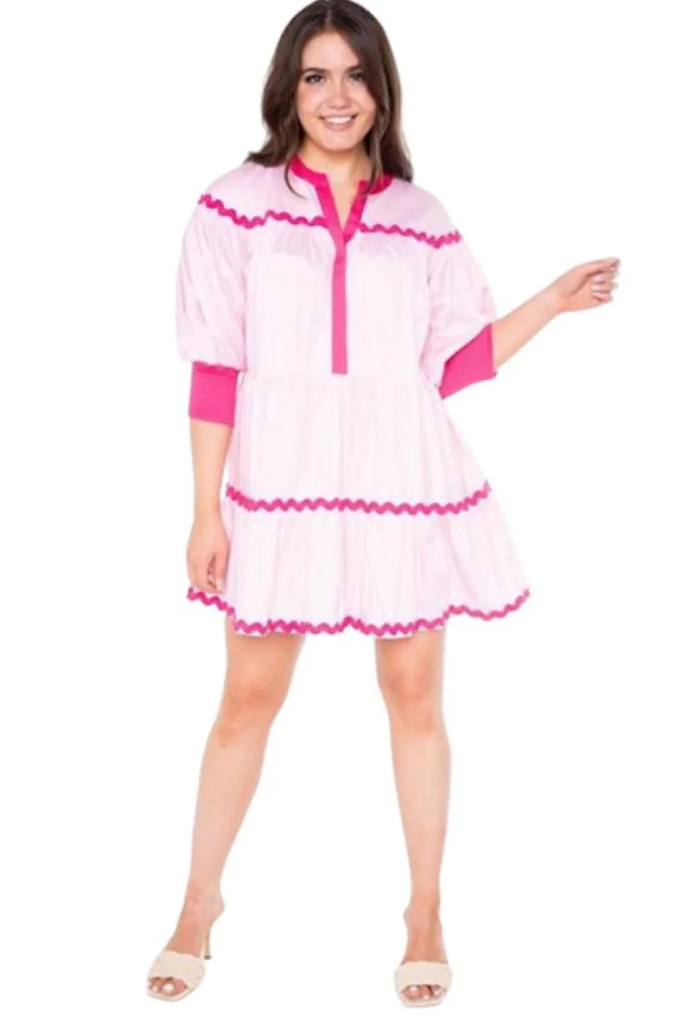 Alden Adair Charlotte Dress In Sweetheart