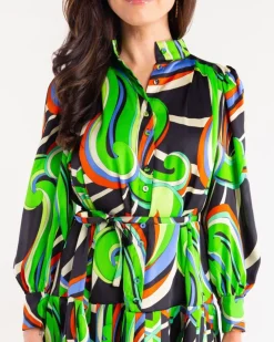 Alden Adair Reagen Dress In Kimono