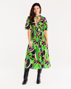 Alden Adair Shelbi Dress In Kimono
