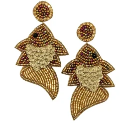 Allie Beads Goldfish Earrings