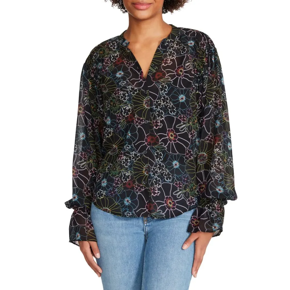 BB Dakota Cameila Blouse Black Multi
