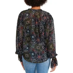 BB Dakota Cameila Blouse Black Multi