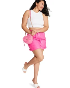 BB Dakota Fonda Pink Glo Leather Short