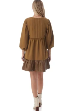 Crosby By Mollie Burch Addison Dress - Sepia