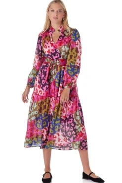 Crosby By Mollie Burch Delphine Dress Patched