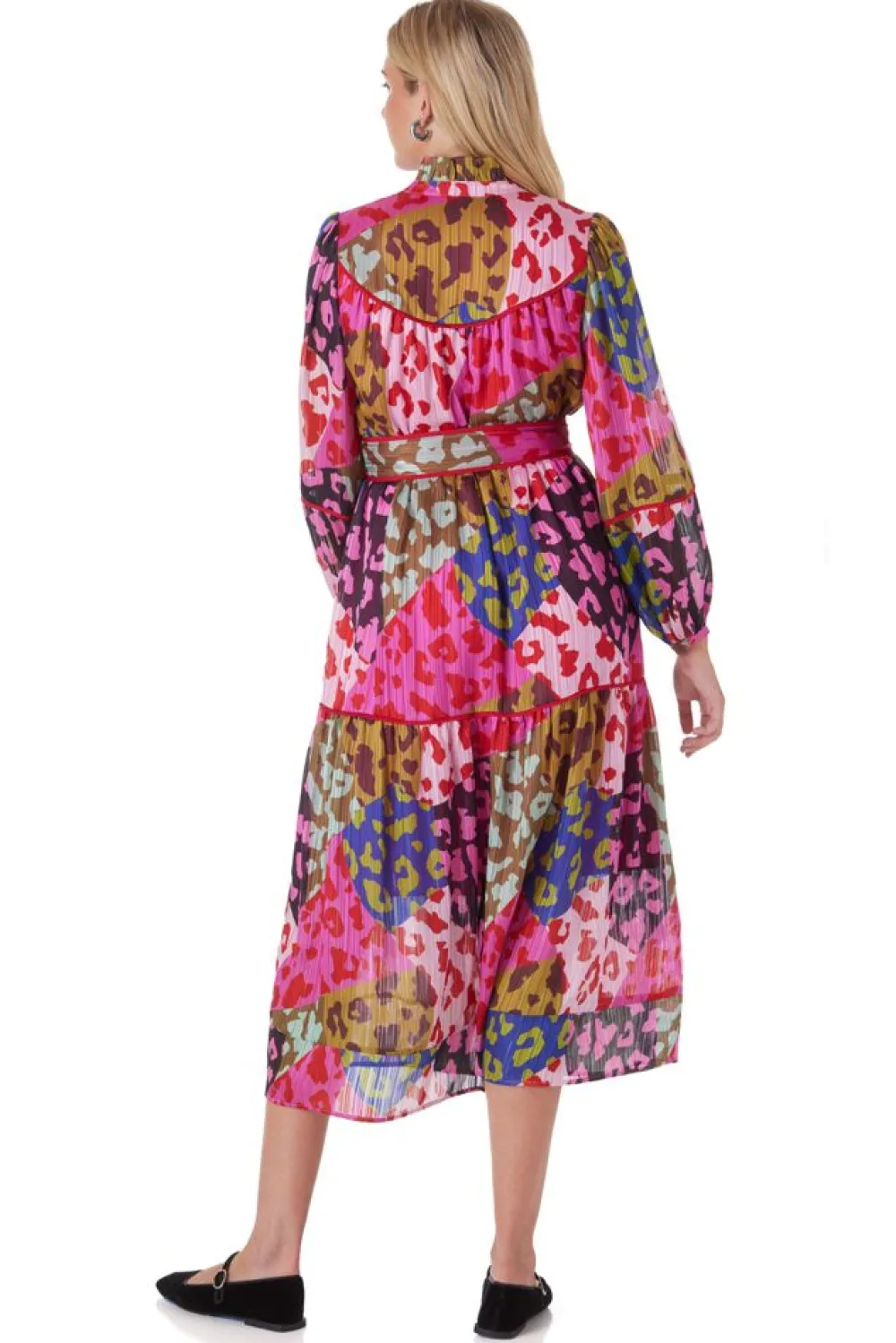 Crosby By Mollie Burch Delphine Dress Patched