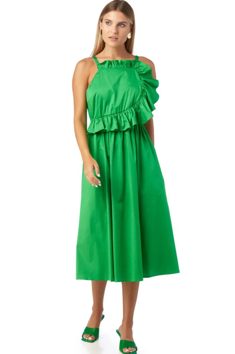 Crosby By Mollie Burch Genevieve Dress - Bright Fern