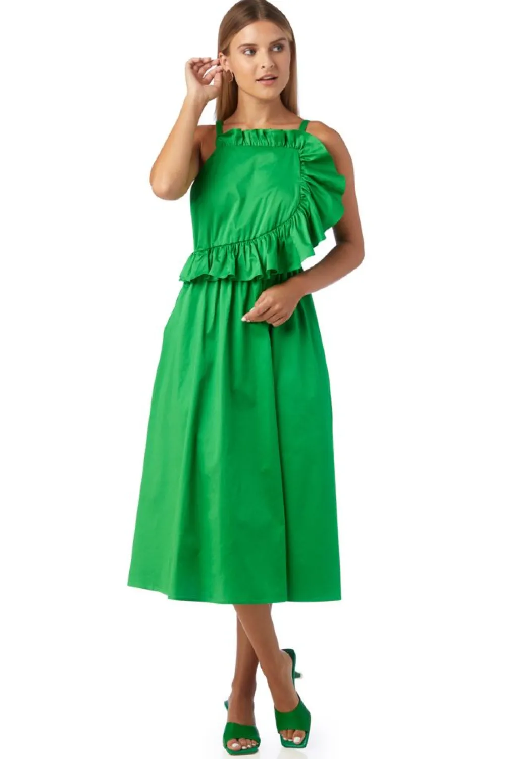 Crosby By Mollie Burch Genevieve Dress - Bright Fern