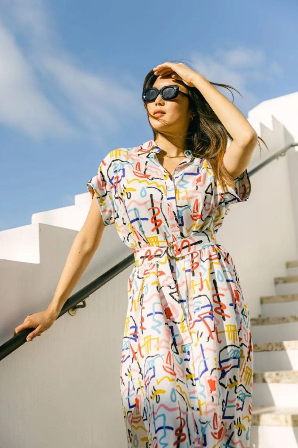 Crosby By Mollie Burch Hannah Dress - Santorini