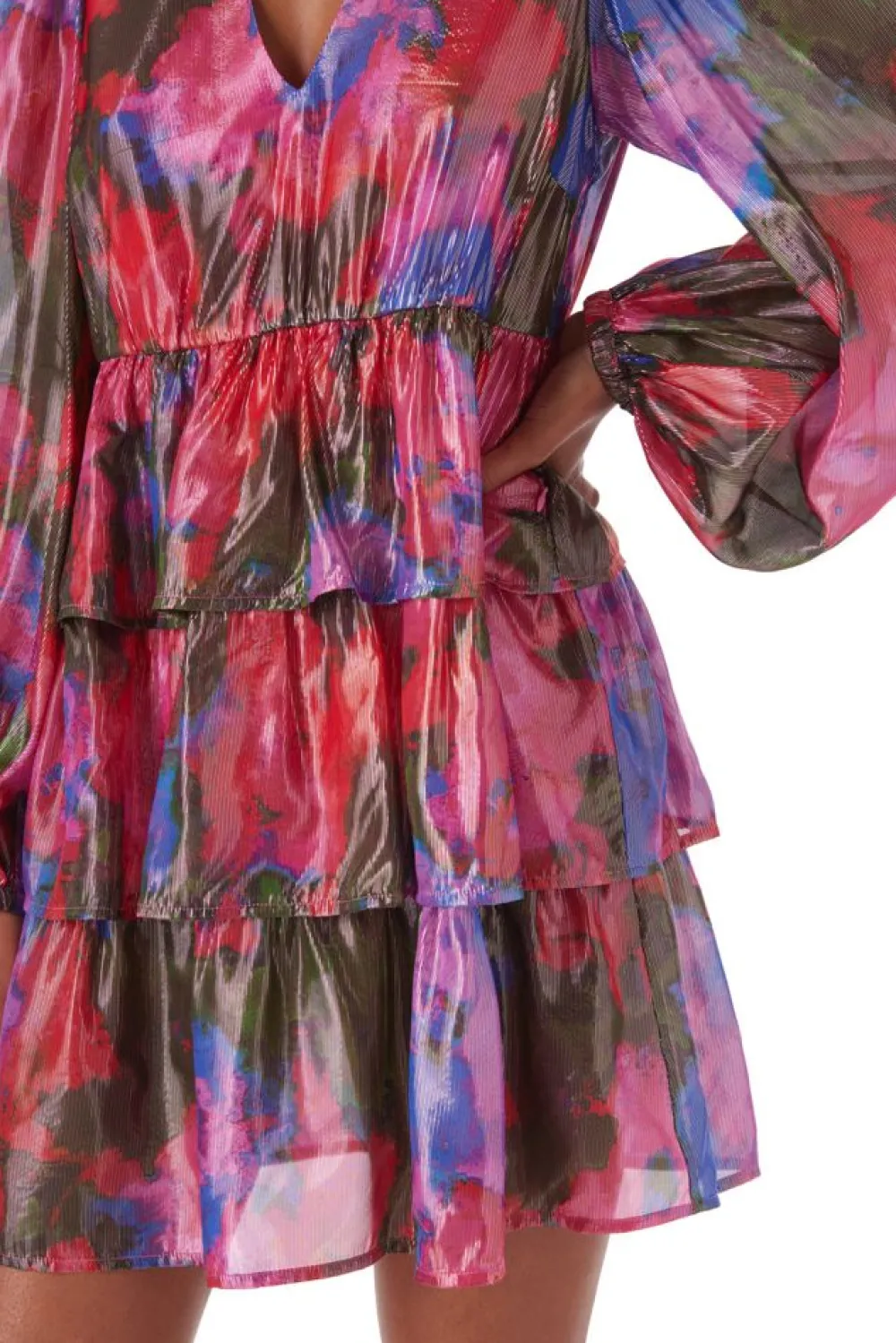 Crosby By Mollie Burch Lauren Dress Blurred Floral