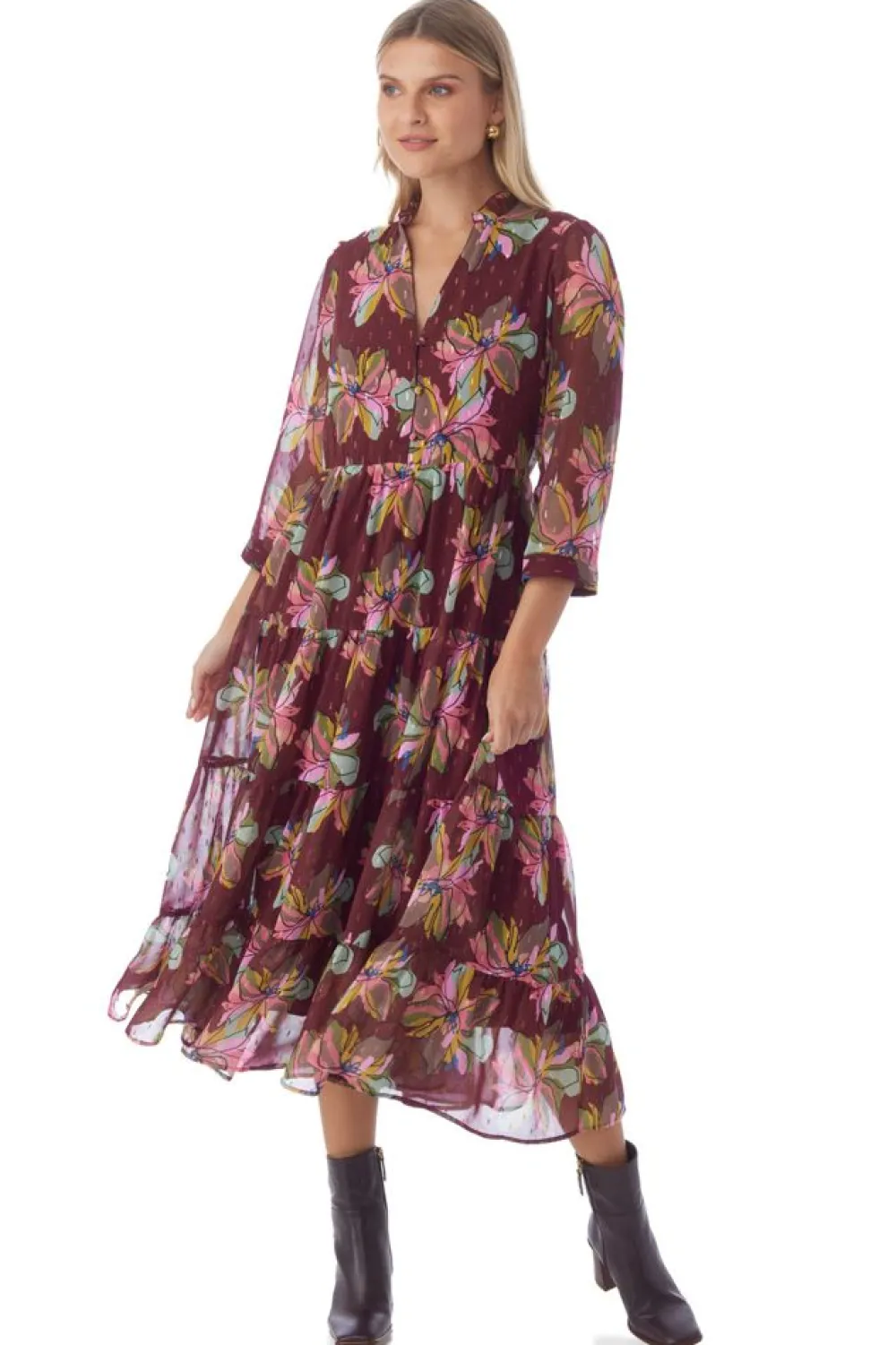 Crosby By Mollie Burch Macrostie Dress - Gallery Floral