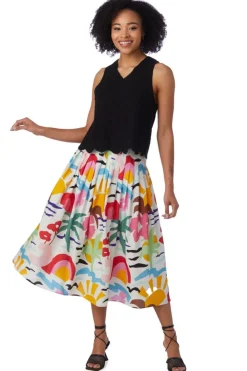 Crosby By Mollie Burch Mallie Skirt Santorini