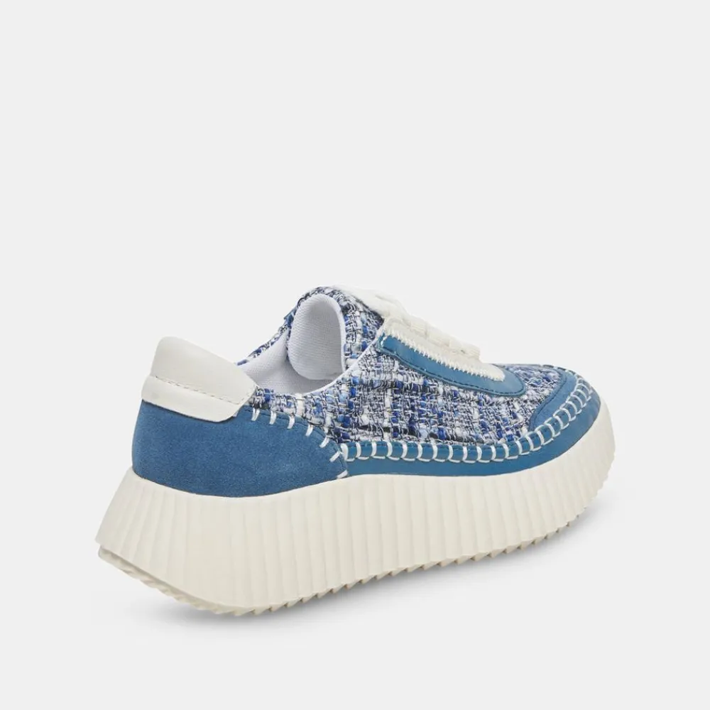 Dolce Vita Dolen Navy Multi Woven Sneakers