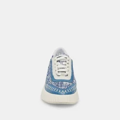 Dolce Vita Dolen Navy Multi Woven Sneakers