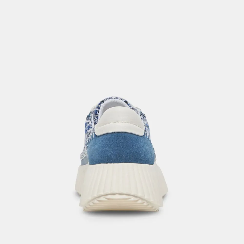 Dolce Vita Dolen Navy Multi Woven Sneakers