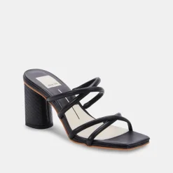 Dolce Vita Patsi Black Heel Sandal