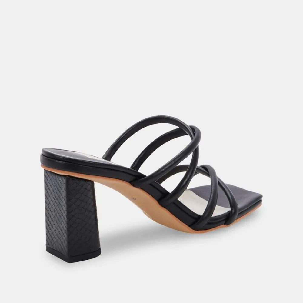 Dolce Vita Patsi Black Heel Sandal