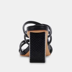Dolce Vita Patsi Black Heel Sandal
