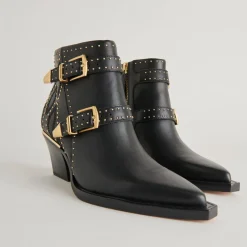 Dolce Vita Ronnie Studded Black Booties