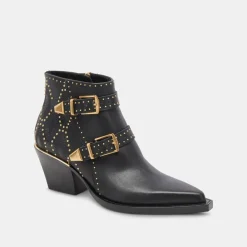 Dolce Vita Ronnie Studded Black Booties