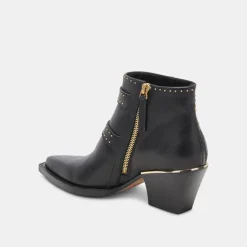 Dolce Vita Ronnie Studded Black Booties