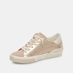 Dolce Vita Zina Crystal Gold Suede