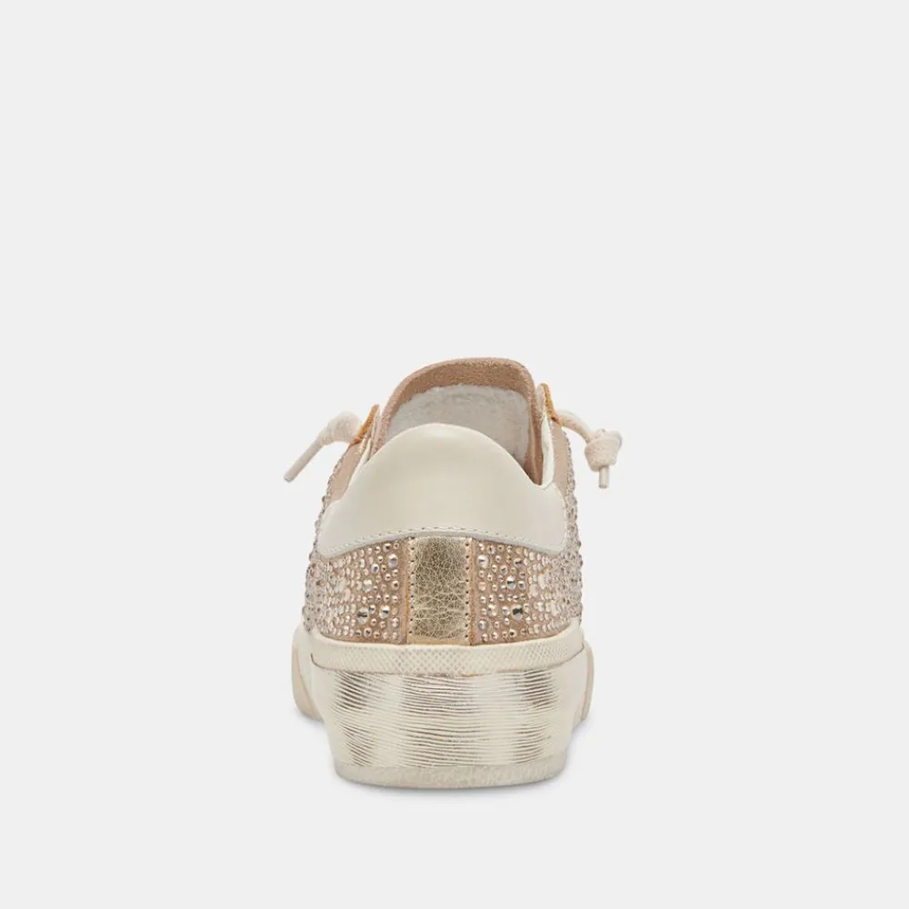 Dolce Vita Zina Crystal Gold Suede