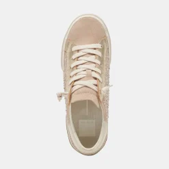 Dolce Vita Zina Crystal Gold Suede