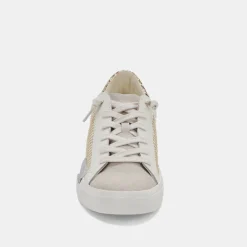 Dolce Vita Zina Embossed White Sneaker