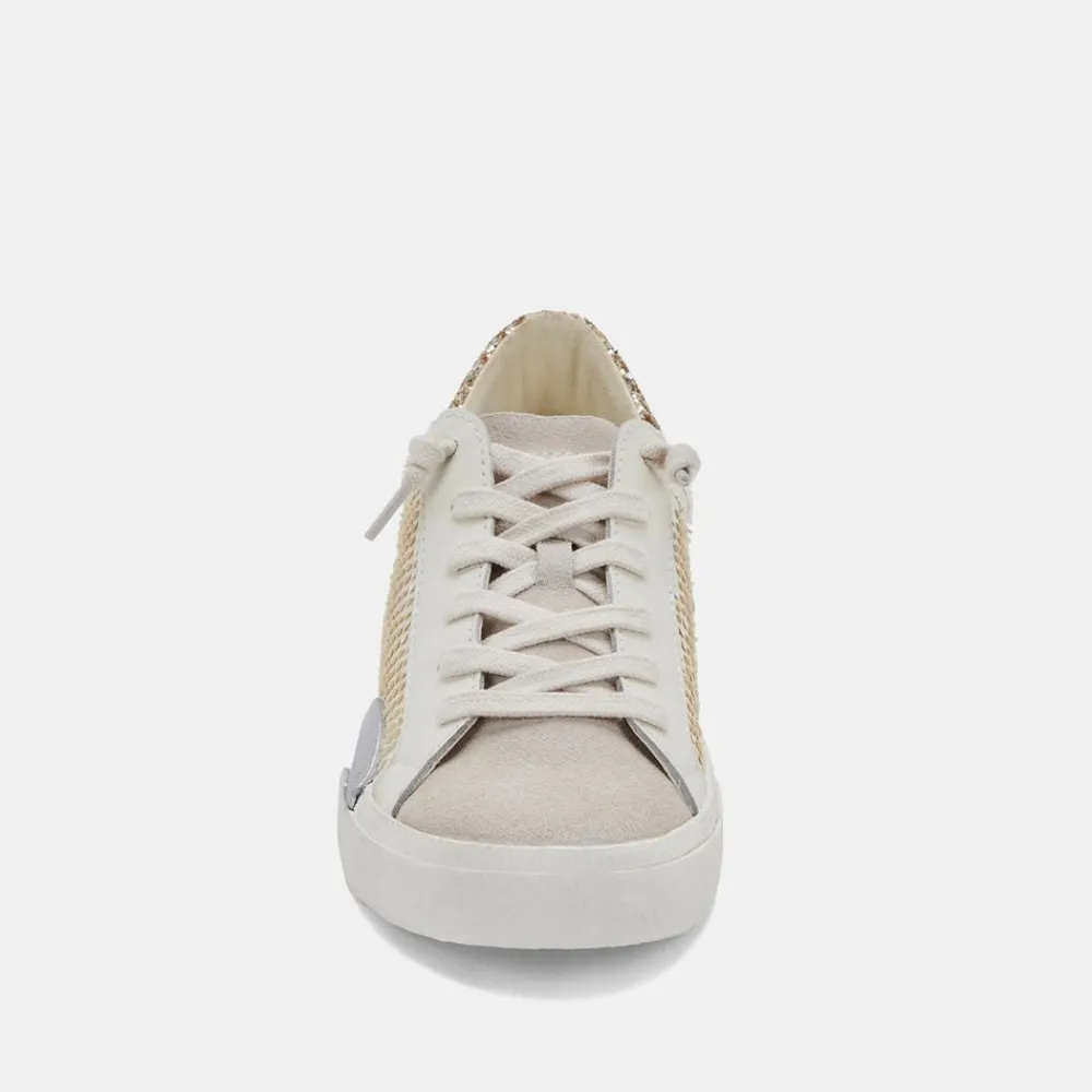 Dolce Vita Zina Embossed White Sneaker