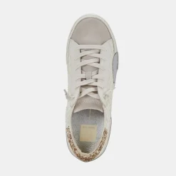 Dolce Vita Zina Embossed White Sneaker