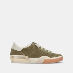 Dolce Vita Zina Plush Moss Perforated Suede