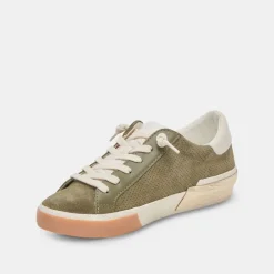 Dolce Vita Zina Plush Moss Perforated Suede