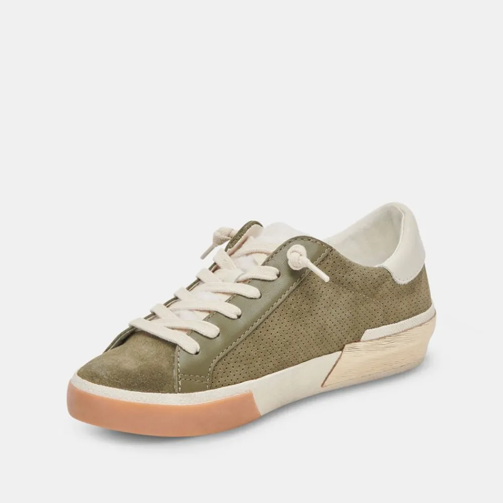 Dolce Vita Zina Plush Moss Perforated Suede