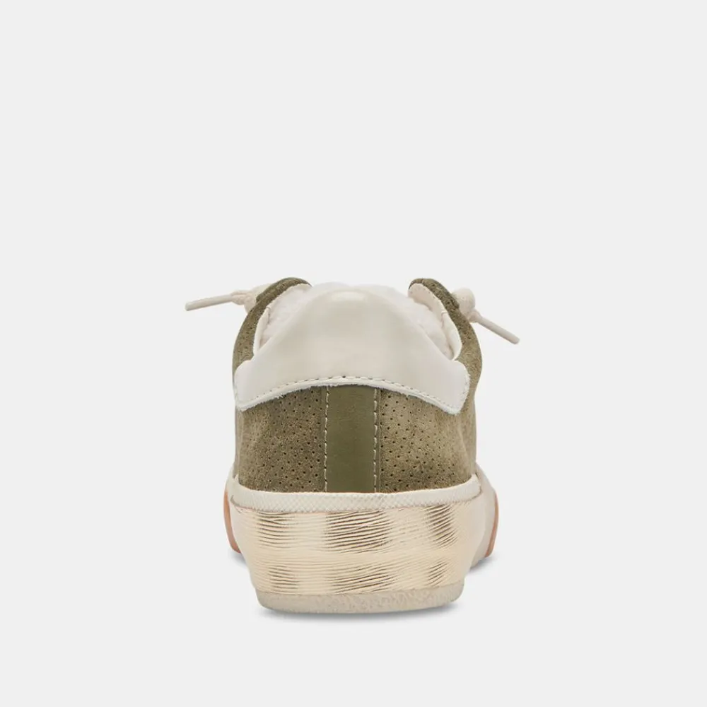 Dolce Vita Zina Plush Moss Perforated Suede