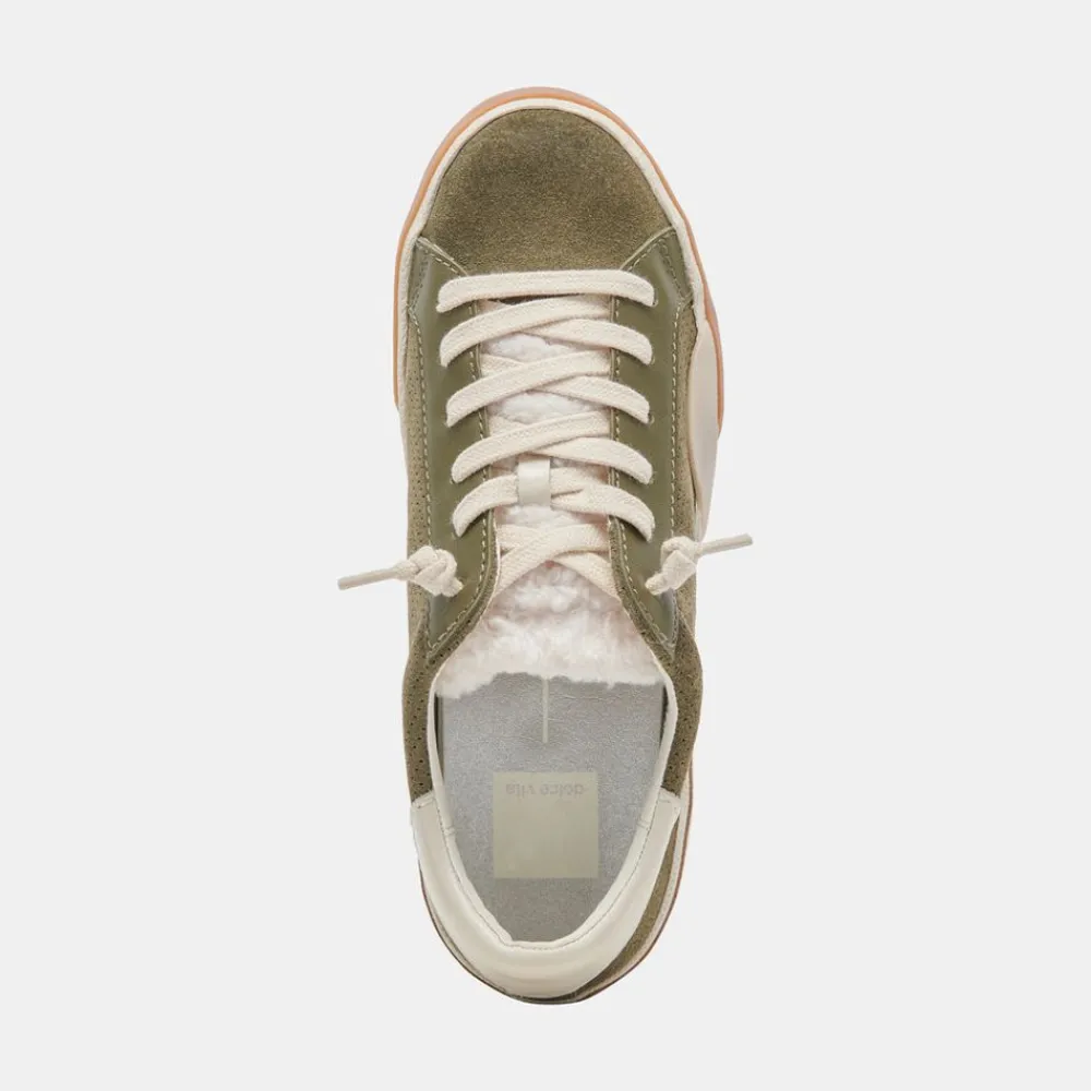 Dolce Vita Zina Plush Moss Perforated Suede