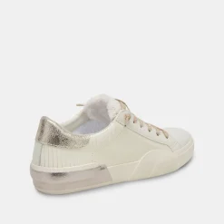 Dolce Vita Zina Plush White Sliced Leather