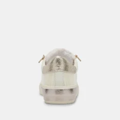 Dolce Vita Zina Plush White Sliced Leather