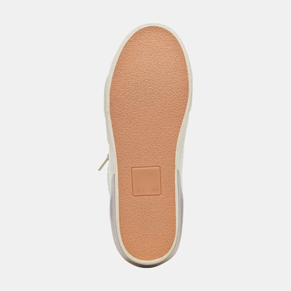 Dolce Vita Zina Plush White Sliced Leather