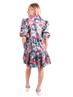 Emily McCarthy Frankie Dress Meadowbrook Spot Cheetah