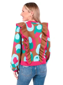Emily McCarthy Lillian Sweater Meadowbrook Spot Cheetah