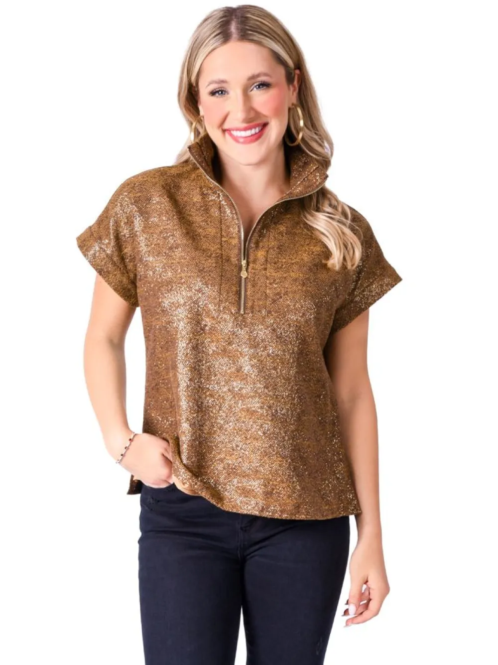 Emily McCarthy Poppy Pullover - French Goldtweed