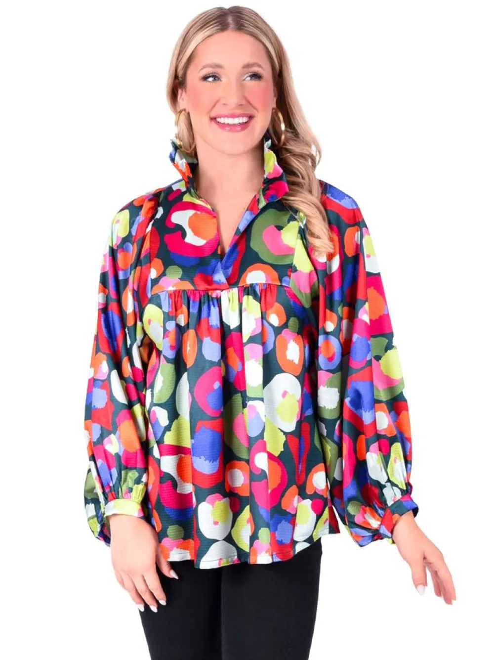 Emily McCarthy Stella Top - Winter Pop Cheetah