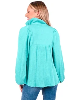 Emily McCarthy Stella Top Crinkle Meadowbrook
