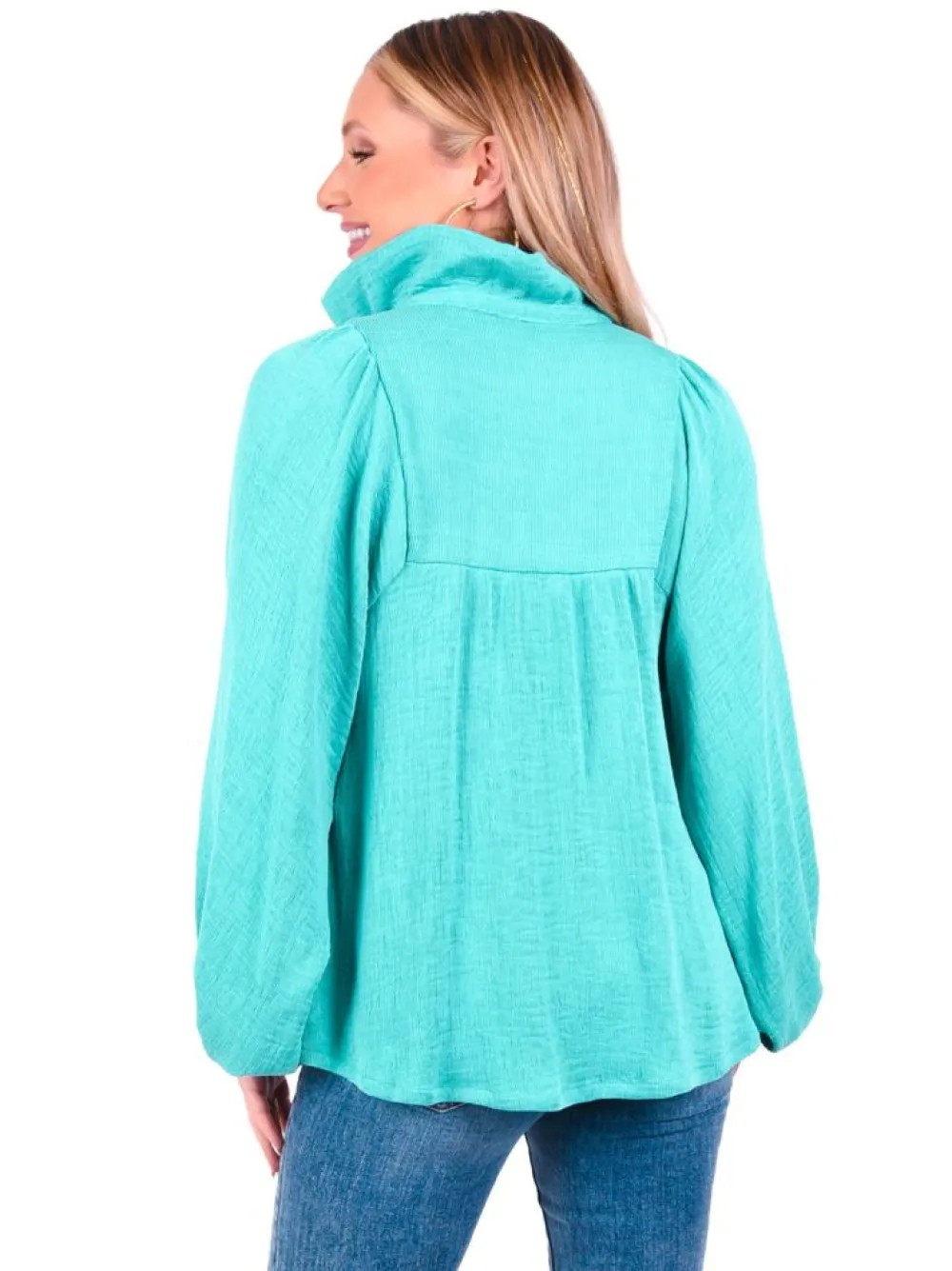 Emily McCarthy Stella Top Crinkle Meadowbrook