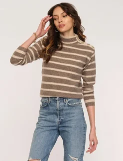 Heartloom Fink Sweater In Taupe