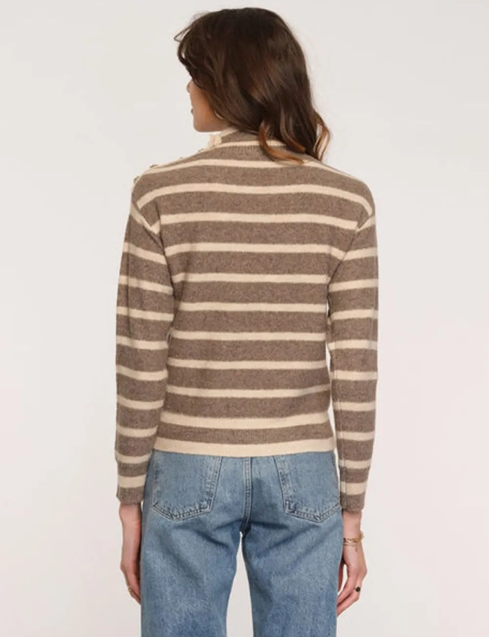 Heartloom Fink Sweater In Taupe