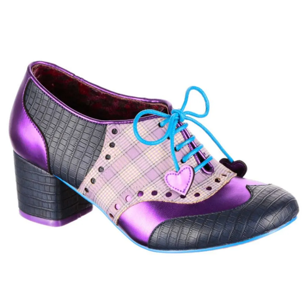 Irregular Choice Clara Bow Navy Purple
