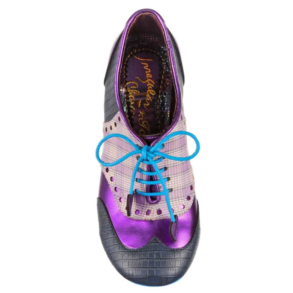 Irregular Choice Clara Bow Navy Purple